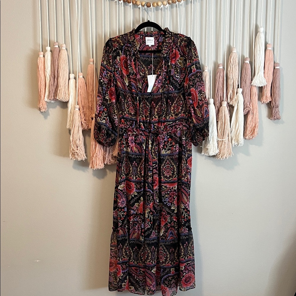 Misa Floral Maxi Dress Women’s size XS NWT